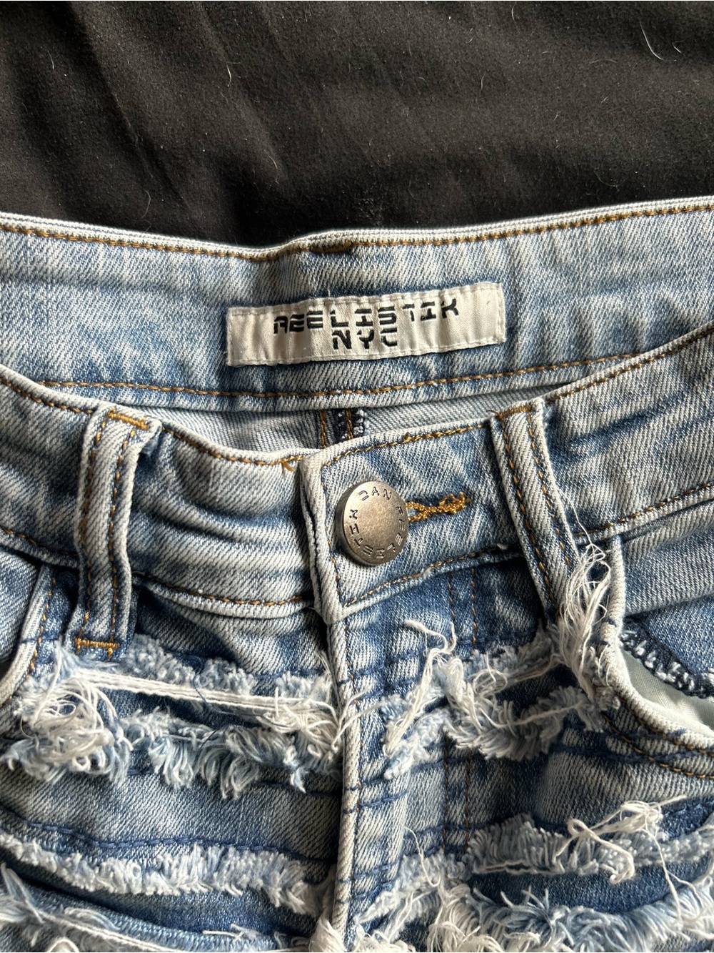 Women's Light Blue Distressed Skinny Jeans